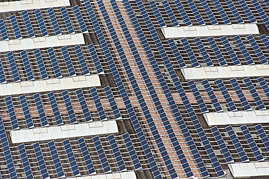 太阳能电池板,屋顶平台