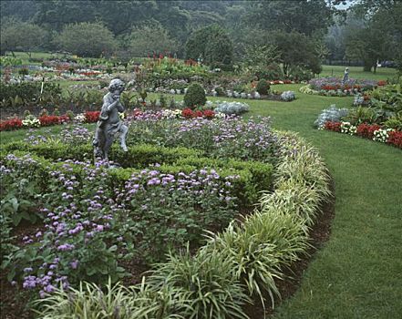 雕塑,花园,新泽西,植物园,州立公园,美国
