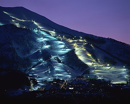 滑雪胜地