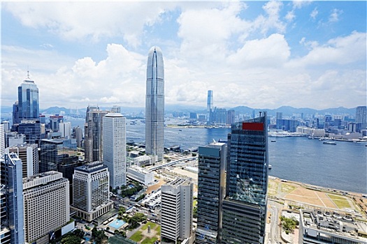 现代建筑,香港,金融区