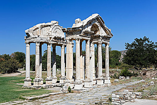 古迹,场所,阿芙洛蒂西亚斯,土耳其,亚洲