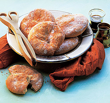 阿尔及利亚,扁平面包,烹饪