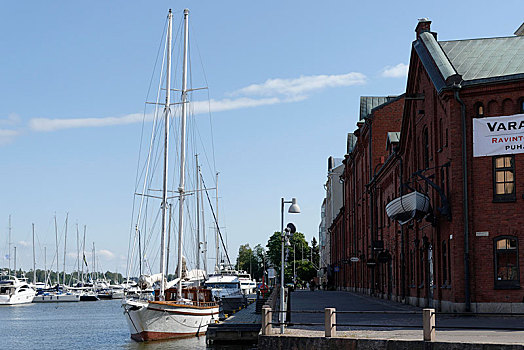 港口,赫尔辛基,芬兰,欧洲