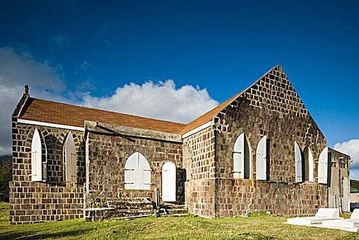 尼维斯岛,乡村,英国国教,教堂