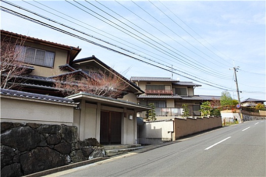 传统,日本,建筑