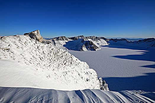 冰雪长白山天文峰