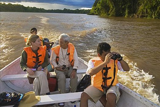 秘鲁,亚马逊河,志愿者,科学家,旅行,河,场所,看,金刚鹦鹉,人口