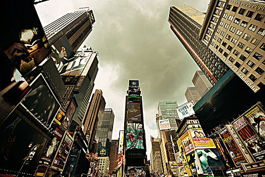 纽约,时代广场,街道,风景,九月,曼哈顿,百老汇,剧场,标识,象征,美国