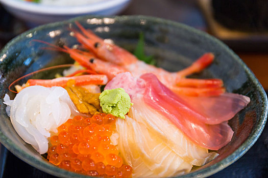 日本,海鲜,饭碗