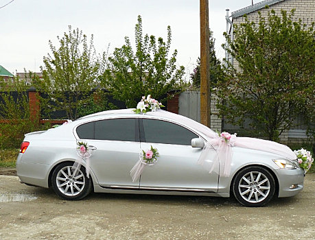 新,婚礼,汽车