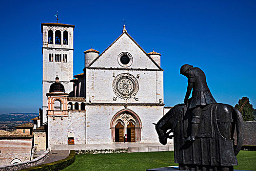 大教堂,世界遗产,阿西尼城,翁布里亚,意大利,欧洲