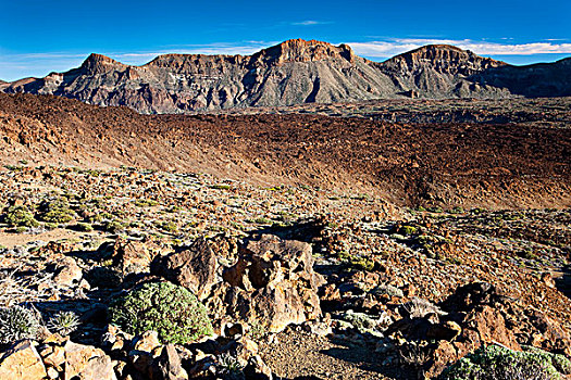 火山口,风景,泰德国家公园,世界遗产,特内里费岛,加纳利群岛,西班牙,欧洲