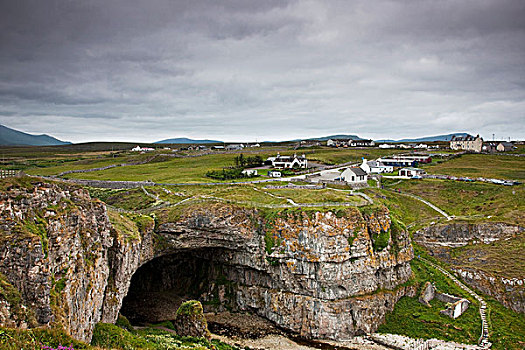 洞穴,苏格兰,英国,欧洲