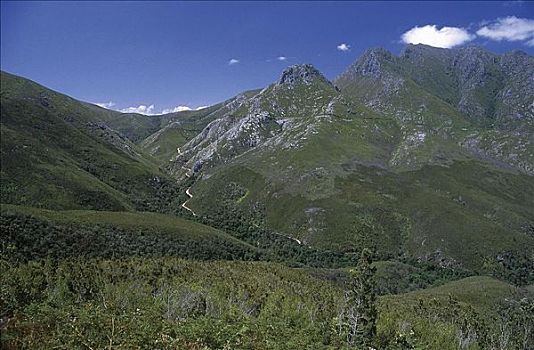 山峦,山谷,花园大道,南非