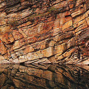 特写,岩石构造,碧玉国家公园,艾伯塔省,加拿大