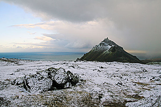 山色,火山,冰岛
