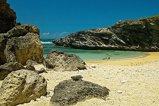 岩石构造,海岸,毛里求斯