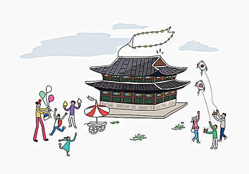 傳統(tǒng),韓國人,宮殿