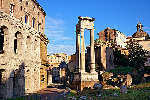 剧院,历史,遗址,罗马,意大利