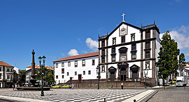 教堂,丰沙尔,马德拉岛,葡萄牙,欧洲