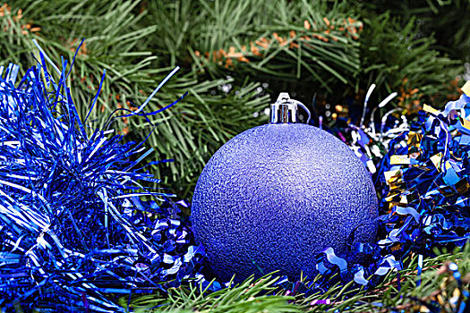 紫色,圣诞饰物,闪亮装饰物,圣诞树