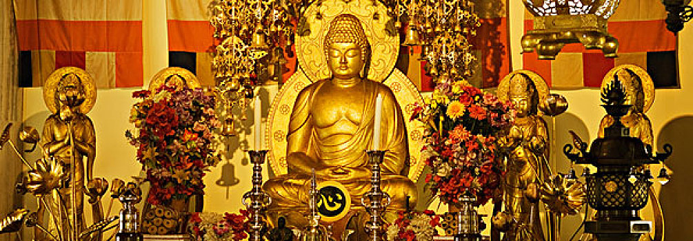 佛像,庙宇,佛教寺庙,比哈尔邦,印度
