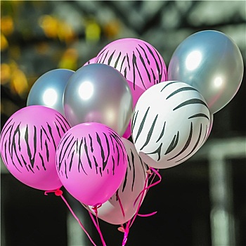 粉色,白色,气球,乳腺癌,意识