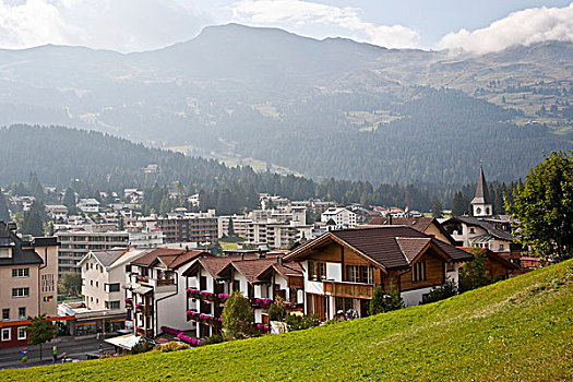 风景,城镇风光,瑞士,欧洲
