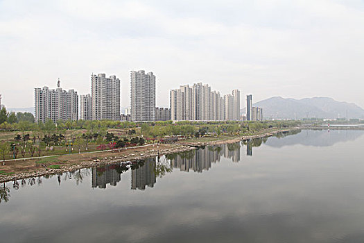 迁西,滦河,公园,河滩,建设,美化,建筑,风光,休闲,水景