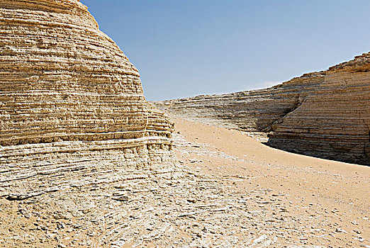 岩石构造,沙漠,风景,达赫拉,绿洲,哈尔嘎,利比亚沙漠,西部,撒哈拉沙漠,埃及,非洲