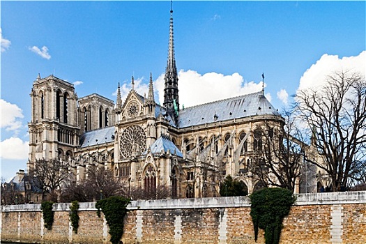 大教堂,巴黎圣母院,塞纳河