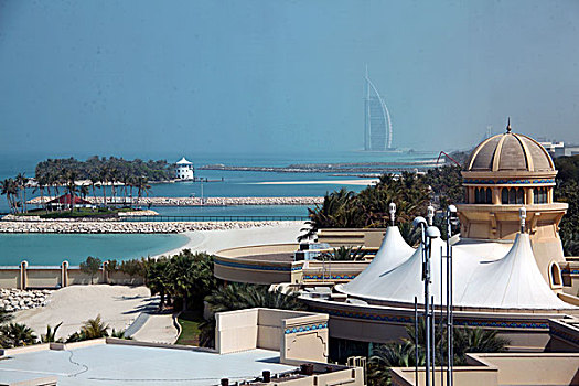 迪拜人工棕榈岛所见