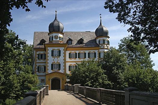 城堡,靠近,巴伐利亚,德国