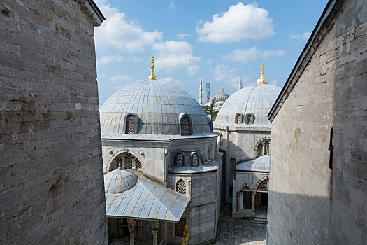 土耳其伊斯坦布尔蓝色清真寺