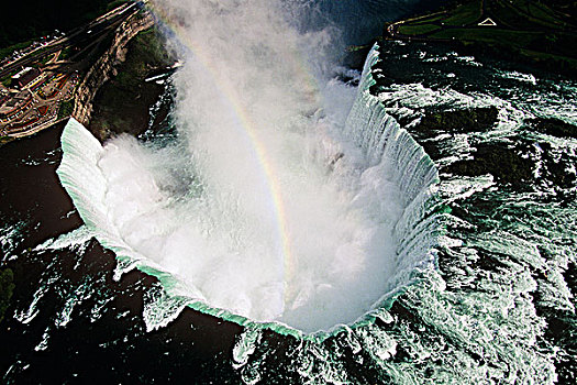 俯视,尼亚加拉瀑布,安大略省,加拿大
