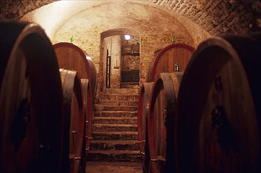 酒桶窖,不动产,蒙蒂普尔查诺红葡萄酒,托斯卡纳