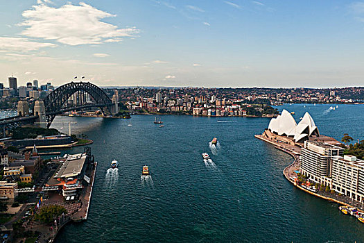 悉尼,小湾,剧院,悉尼海港大桥,港口,新南威尔士,澳大利亚