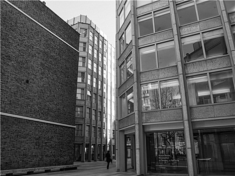 黑白,建筑,伦敦