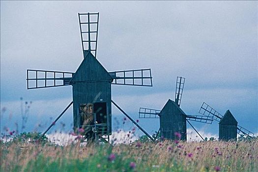 风车,地点,瑞典