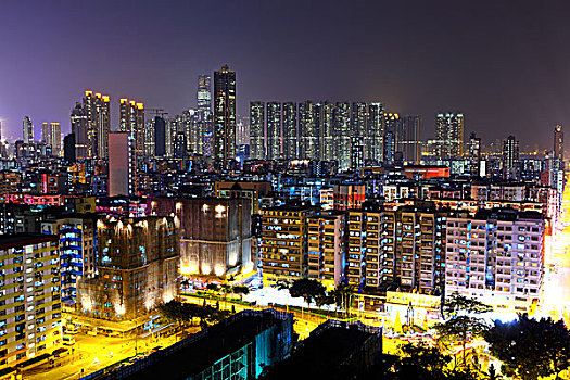香港,拥挤,城市