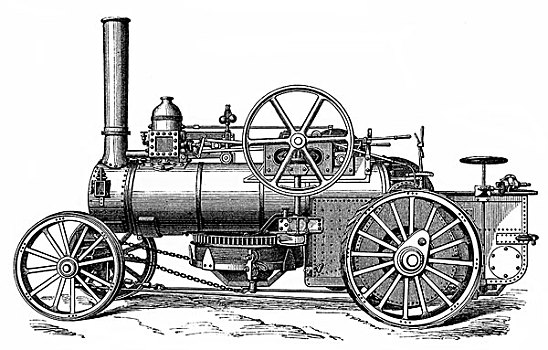 历史,蒸汽,犁,农业,拖拉机,列车,蒸汽机,19世纪