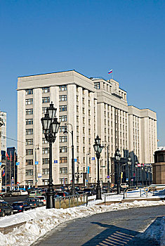建筑,俄罗斯,议会,莫斯科