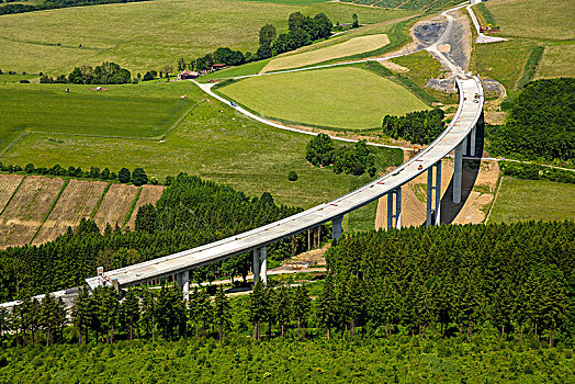 扩大,高速公路,桥,藻厄兰,北莱茵威斯特伐利亚,德国