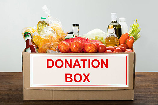 食物,捐赠,盒子