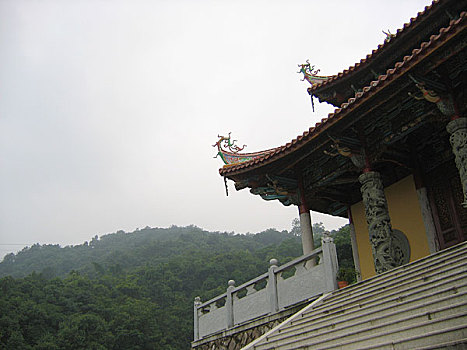 沙县淘金山寺院