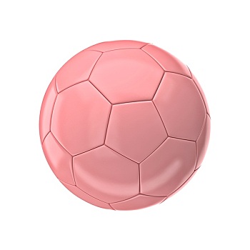 粉色,足球
