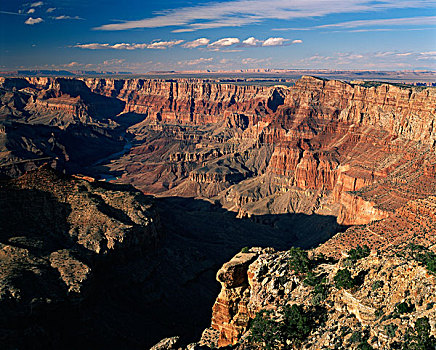 美国,亚利桑那,大峡谷国家公园,日落,大幅,尺寸