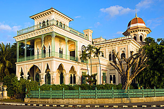 摩尔风格,宫殿,西恩富戈斯,世界遗产,古巴
