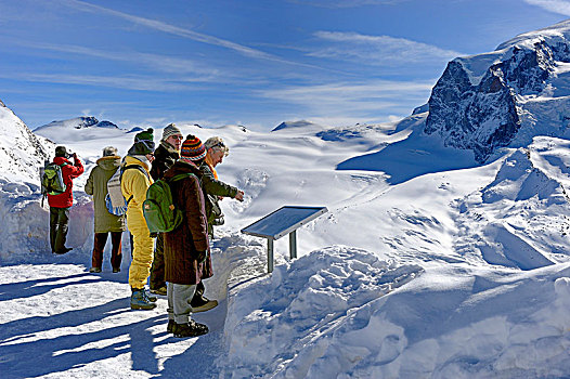 瑞士,沃州,策马特峰,滑雪胜地,蒙特卡罗,粉色,山丘