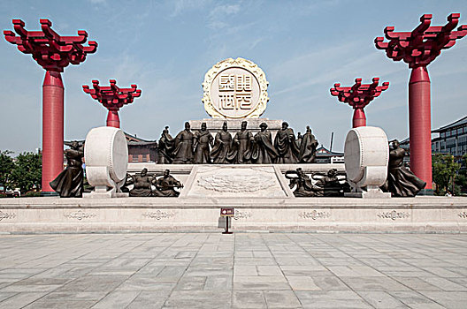 西安历史文化雕塑群开元盛世